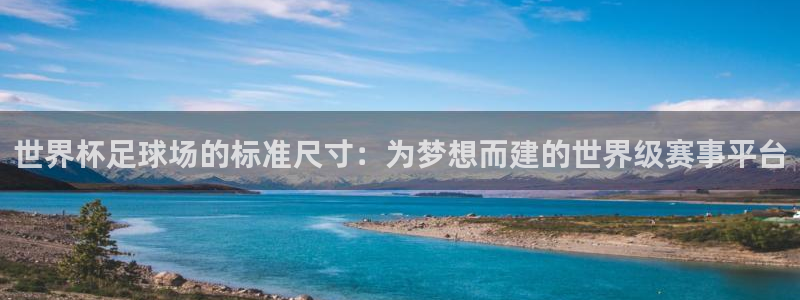 英格兰联赛杯直播：世界杯足球场的标准尺寸：为梦想而建的世界级赛事平台